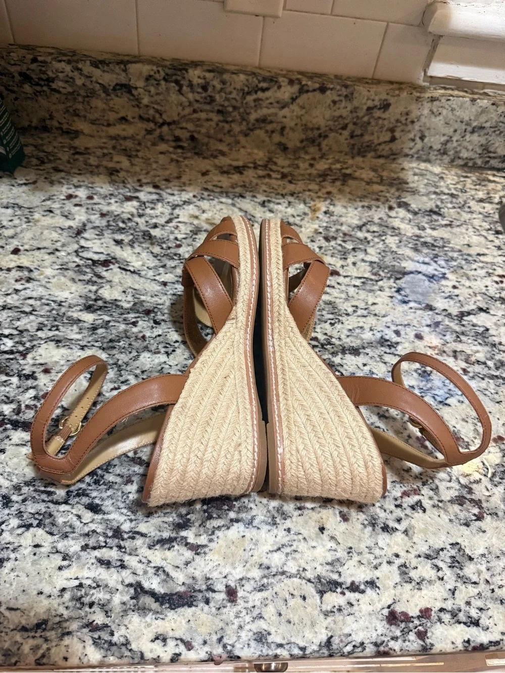 J. Crew Espadrille Wedge Sandals 10